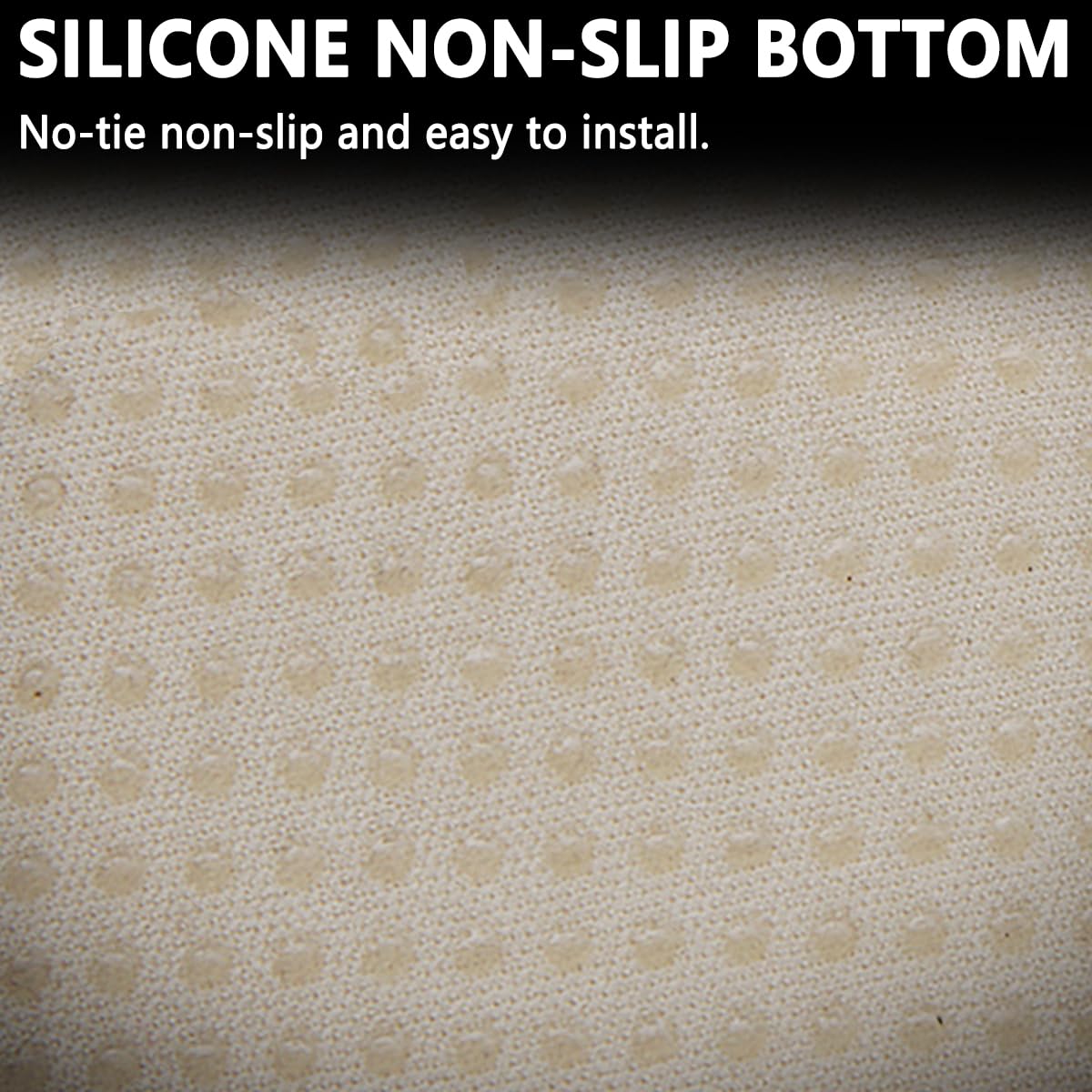 JNNJ 2 Pezzi Cuscino Sedile Auto - Microfibra Di Canapa, Antiscivolo, Comfortevole (Caffè) - Foto 8