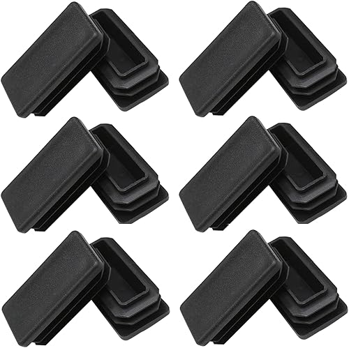 Miniatura 5 de Tapones redondos de tubería de diámetro 1 (0.984 in), tapas de extremo de poste de tubos de plástico, duraderas para silla, mesa, taburete, patas,