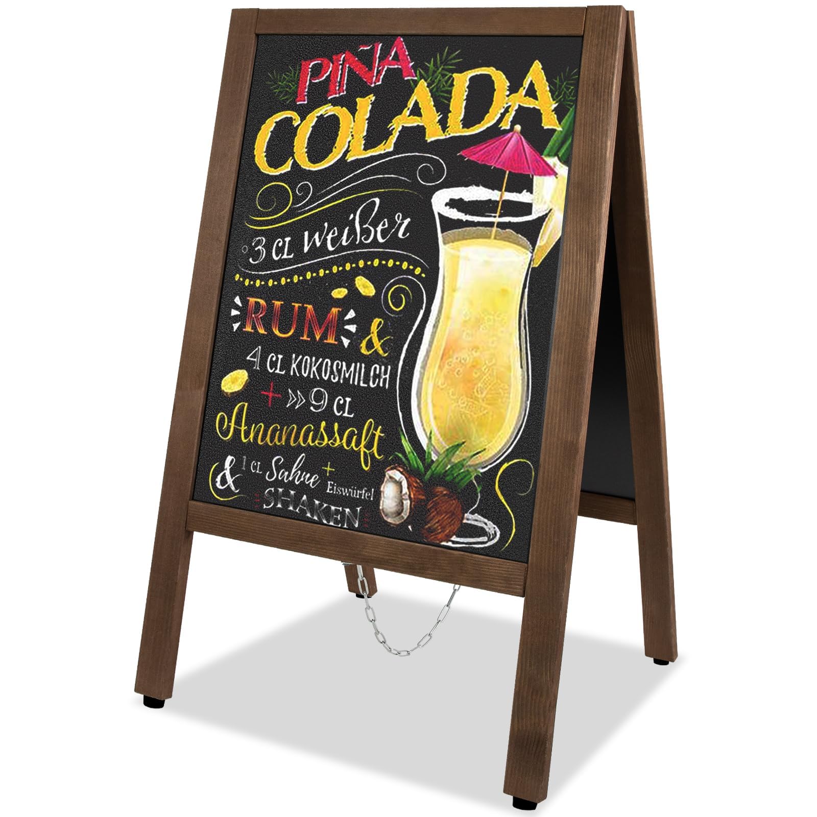 VAIIGO Chalkboard Sign Wooden A-Frame 17