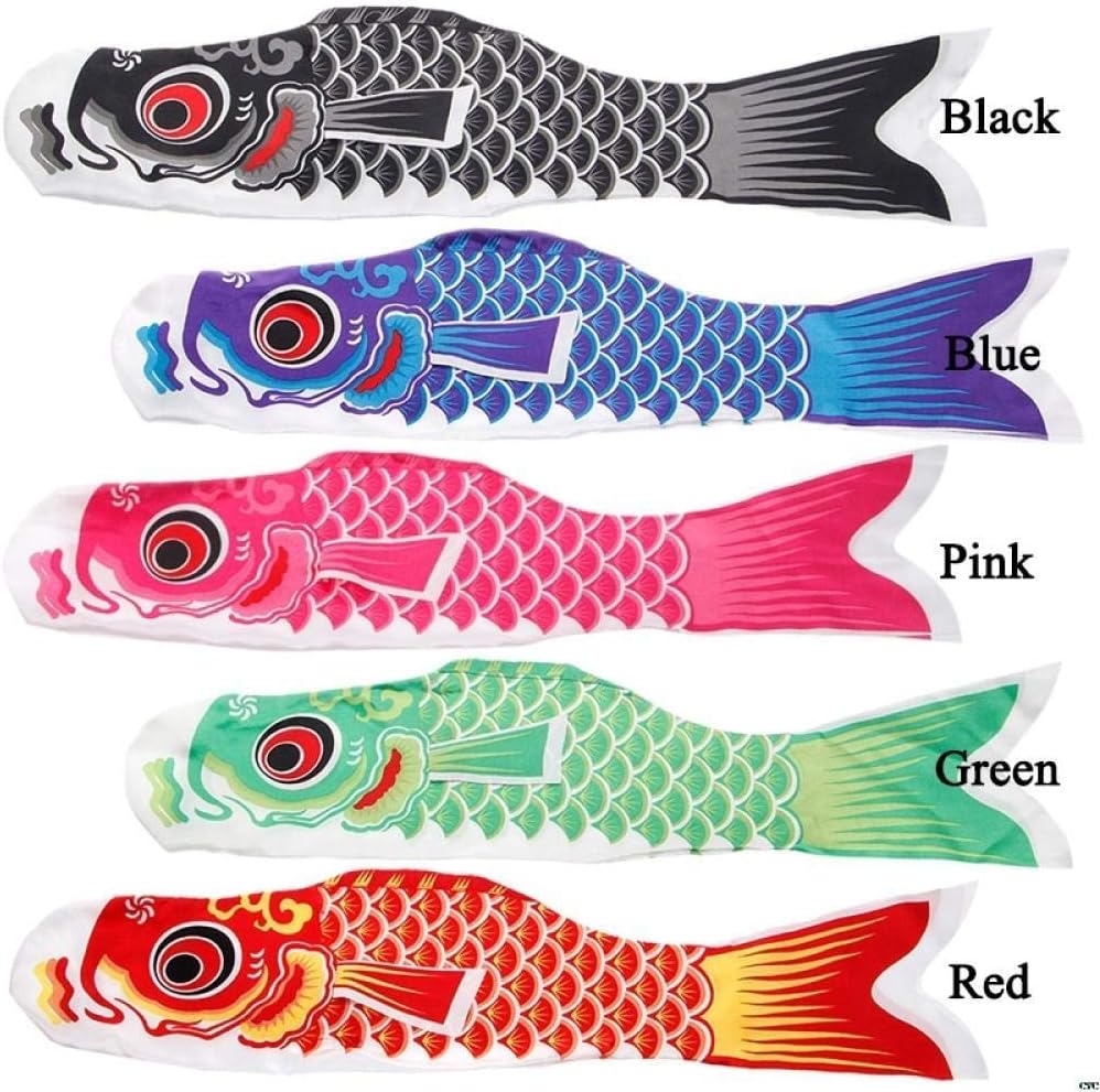 Amazon Co Jp 日本のコイ吹き流しストリーマー魚旗凧こいのぼりこいのぼり Ygdh Color Red おもちゃ