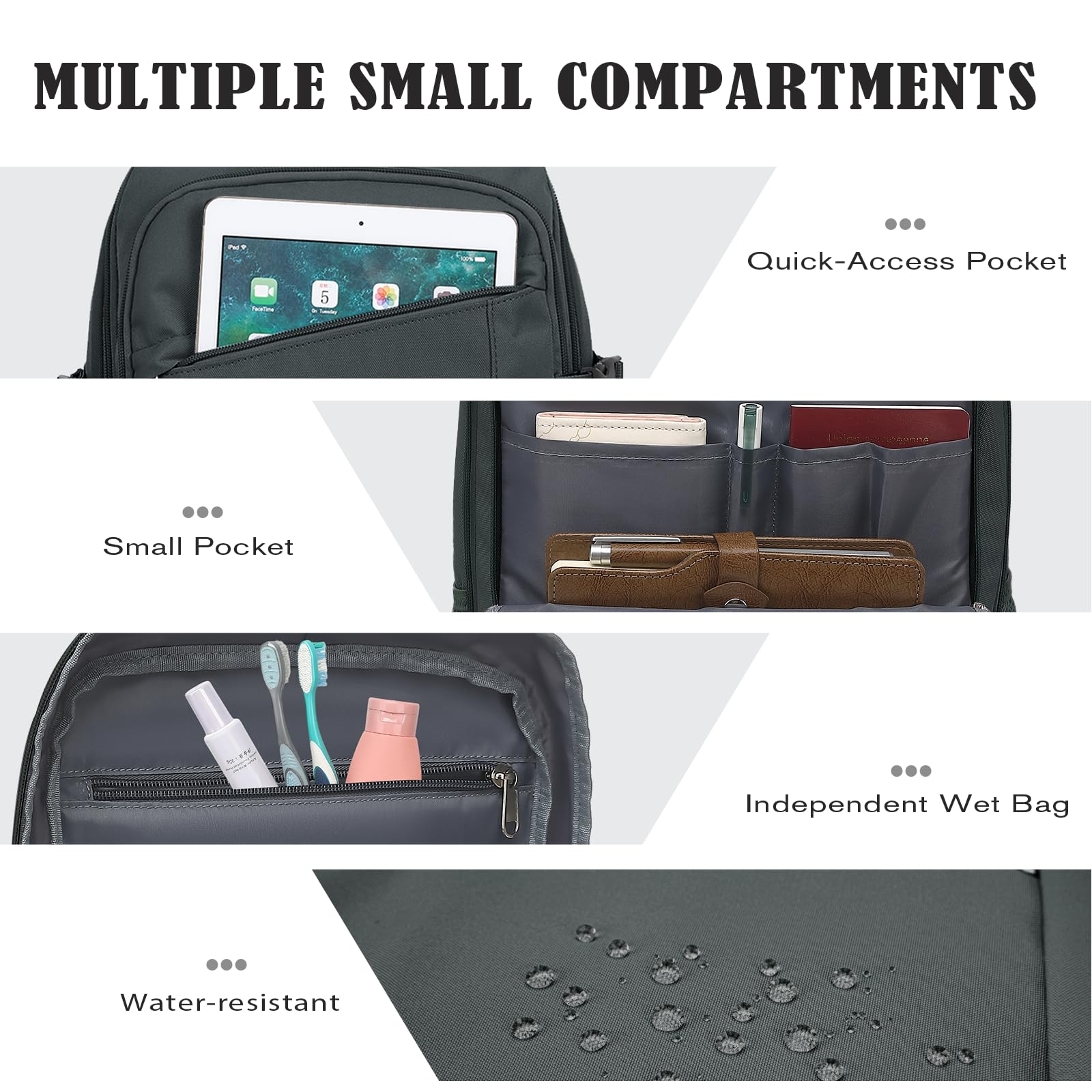 Hayayu Zaino Per Ryanair 40x20x25 Zaino Da Viaggio Aereo Bagaglio A Mano 40x20x25 Per Ryanair Borsa Da Viaggio Piccolo Bagaglio A Mano 40x30x20 Zaini Casual 20l Con Tasche Antifurto