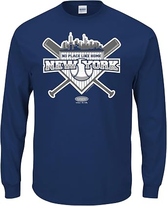 No Place Like Home T-Shirt for New York Baseball Fans SM-5XL