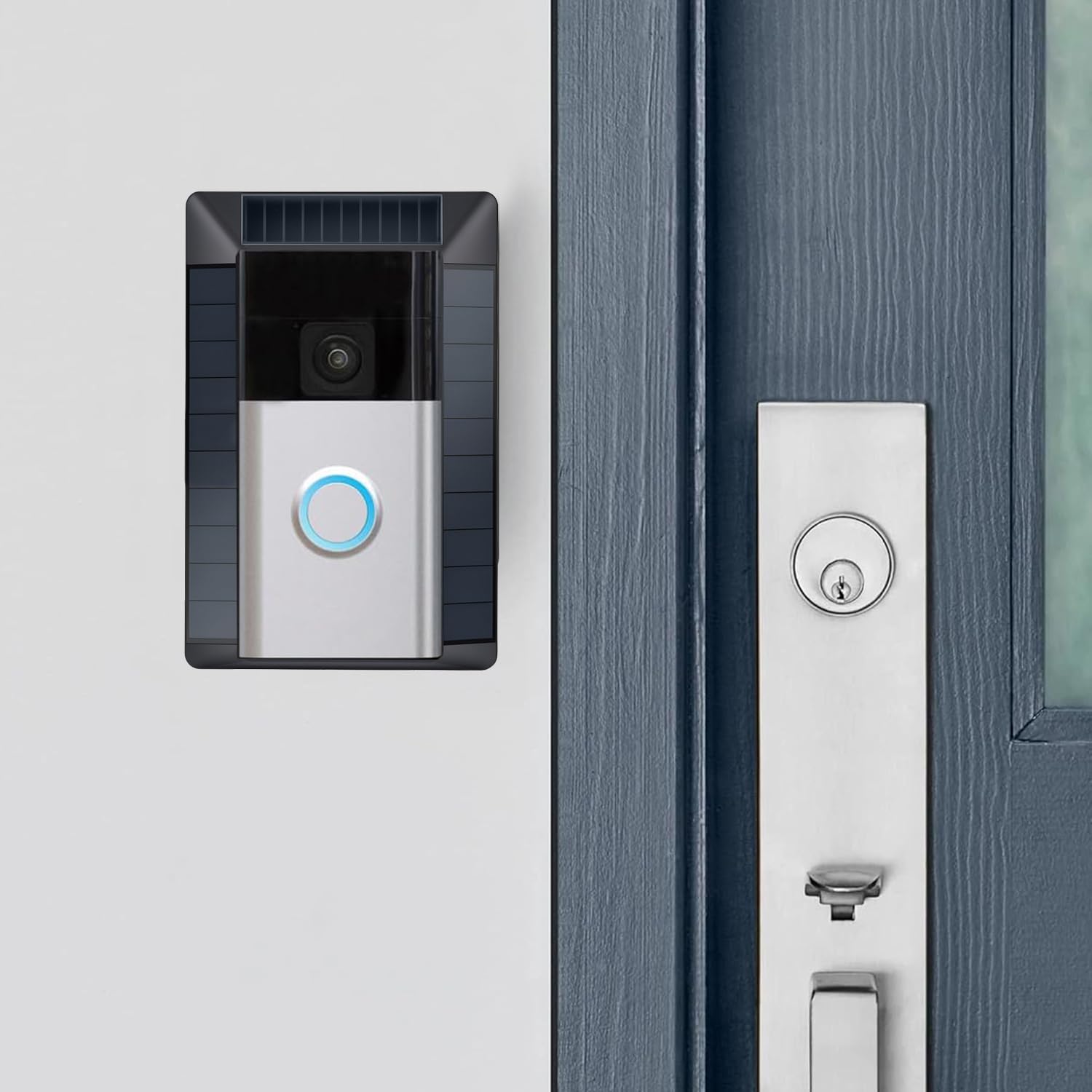 Die Fansoun Ring-Solarladegerät-Akku-Türklingel ist nur kompatibel mit Akku-Türklingeln (USB-C-Anschluss) und ist nicht geeignet für Micro-USB- oder andere Türklingeln