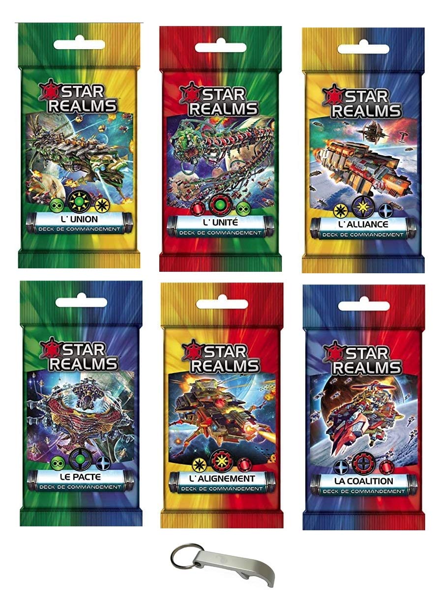 Star Realms extensions Pack Commandement jeu de cartes de stratégie spatiale VF 10 ans - 8