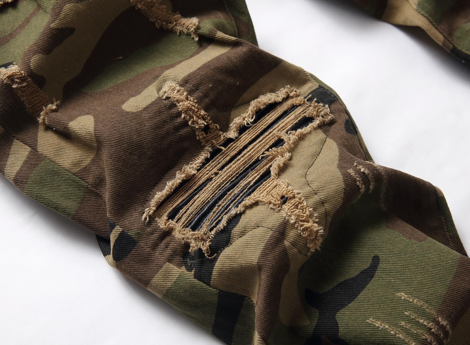 Men's Fashion Washed Straight Fit Slim Jeans - Image 5