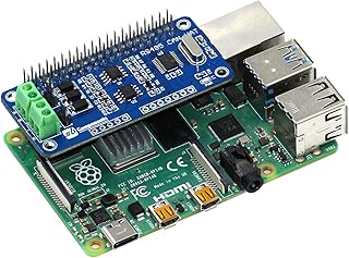 RS485 CAN HAT for Raspberry Pi 4B/3B+/3B/2B/B+/A+/Zero and Zero W, Multi Node Communication Module to Communicate with Devices in Long Range for Raspberry Pi
