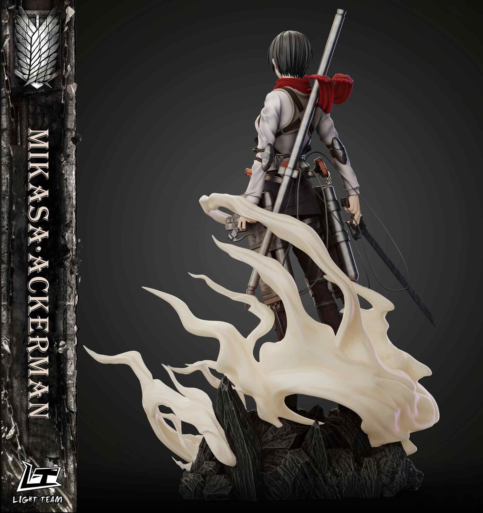Amazon.co.jp: ミカサ・アッカーマン フィギュア 1/6スケール 塗装済み