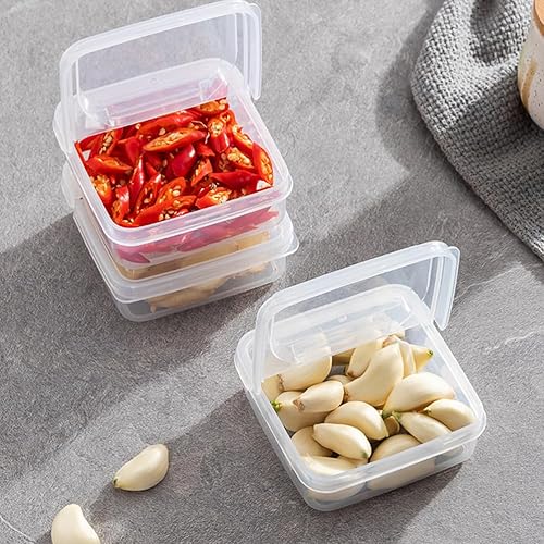 Miniatura 8 de Garneck Caja de queso - Contenedor de queso en rodajas para refrigerador - Caja de almacenamiento de rebanadas de queso con bloque de mantequilla -