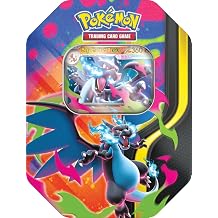 Pokemon TCG Trading Card Game Mega Charizard ex Promo Cards & Tin 4 Packs 2 Phantom Flames, 1 Travel Together, 1 Mega EvolutionMega Charizard Xex