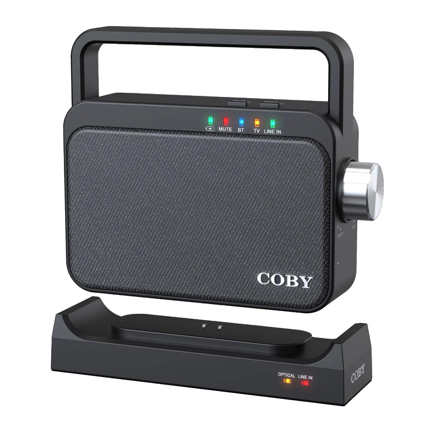 COBY Wireless Digital Hearing Amplifier TV Audio Speaker for Hard of