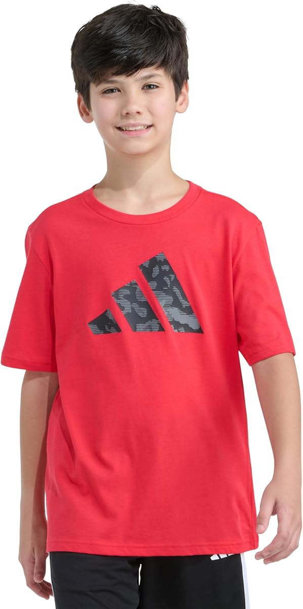 adidas Boys Camo Logo Tee