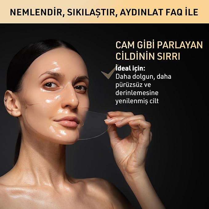 FAQ 202 Gelişmiş 8 Renkli LED Yüz Maskesi + FAQ Glass Skin Yüz Maskesi Seti – Işıldayan Bir Cilt İçin Nemlendirici ve Aydınlatıcı Cilt Bakımı – Rahatlatıcı ve Dengeleyici Yüz Maskeleri