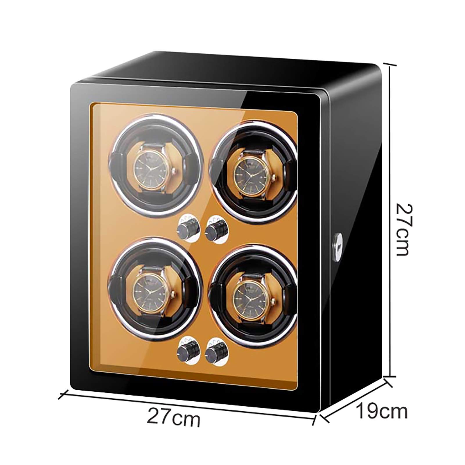 Spinner - Scatola carica orologi – Smart Vertical Watch Winding Box Automatico Meccanico Shaker Motore Silenzioso Rotante Orologio Dispositivo Unico 5 Rotazione Mod, A-4