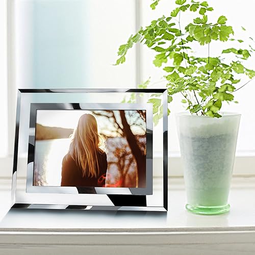 Miniatura 5 de PETAFLOP Juego de 7 portarretratos de 5 x 7 pulgadas y marcos de vidrio de 4 x 6