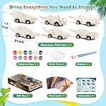 Toys for 3-12 Year Old Boys,Chardfun Dinosaurs Painting Kits for Kids Pull Back Cars Girls Age 4-12 Crafts for Kids 3-12 Dinosaur Party Favors Painting Kit for 4-12 Year Old Boys Easter Gifts for Kid 3-10