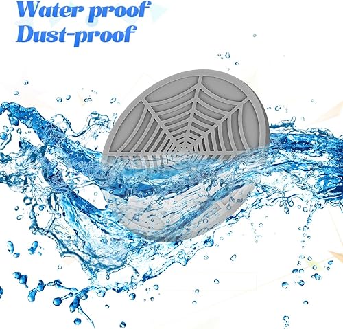 Miniatura 4 de BESULEN Portavasos para automóvil, paquete de 4 alfombrillas antideslizantes de PVC con telaraña, 2.75 pulgadas, portavasos universales de drenaje,