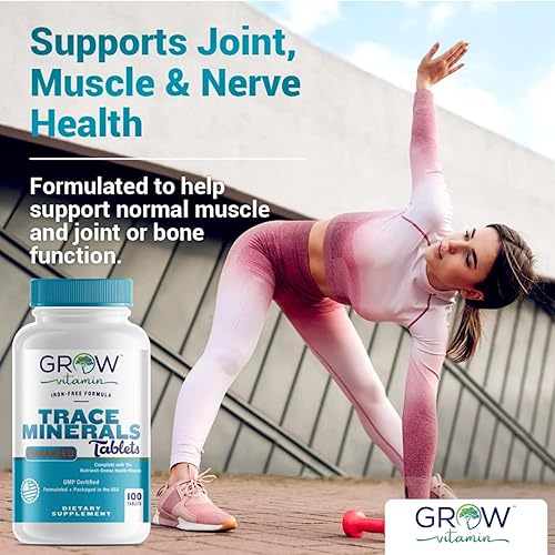 Miniatura 3 de grow vitamin Trace Minerals Complejo Mejorado – Complejo con más de 70 minerales de salud densos en nutrientes – 100% ingredientes naturales – 100