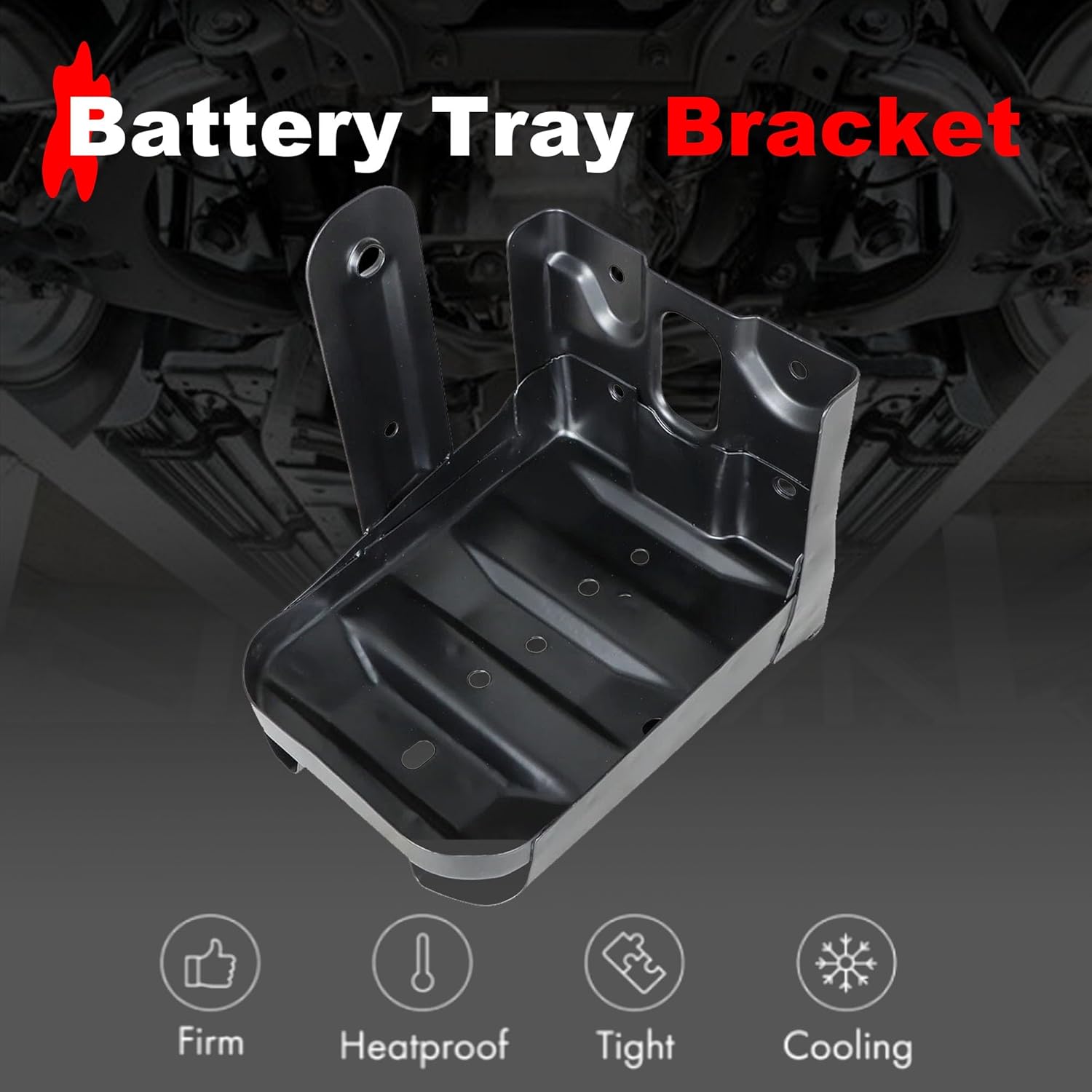 Battery Tray Bracket Compatible with Dodge Journey 2009-2020 2.4L 3.6L Replace 5178247AB