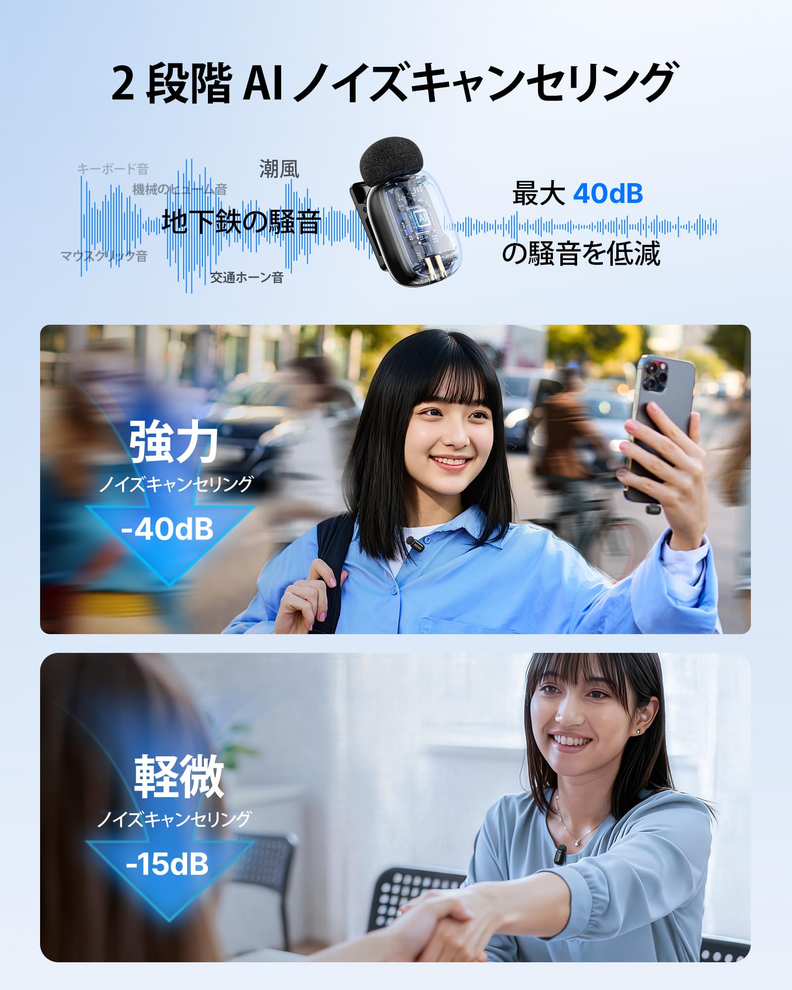 Amazon.co.jp: BOYA mini 2 ワイヤレスマイク 5g超軽量ピンマイク