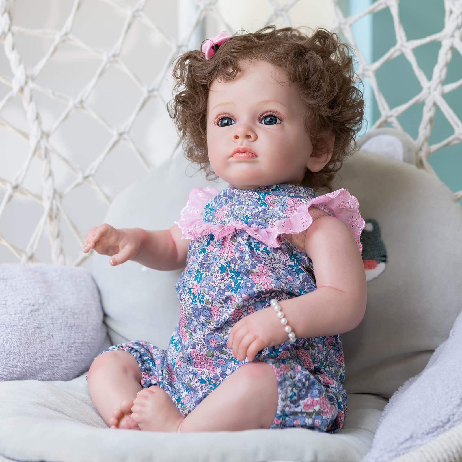 Amazon.co.jp: 生まれ変わった赤ちゃん人形の女の子23インチリアルな