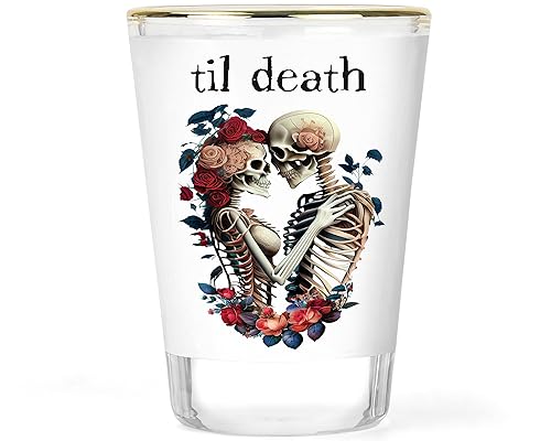 Anniversary Gift Idea - Couples Gift - Wedding Gift - Gift for Him - Gift for Her - Valentine's Day Shot Glass - Engagement Shot Glass - Loving