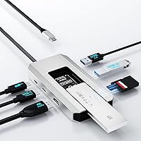 Hub USB-C WAVLINK 10 Gb/s con connettore SSD M.2 PCIe/SATA, HDMI