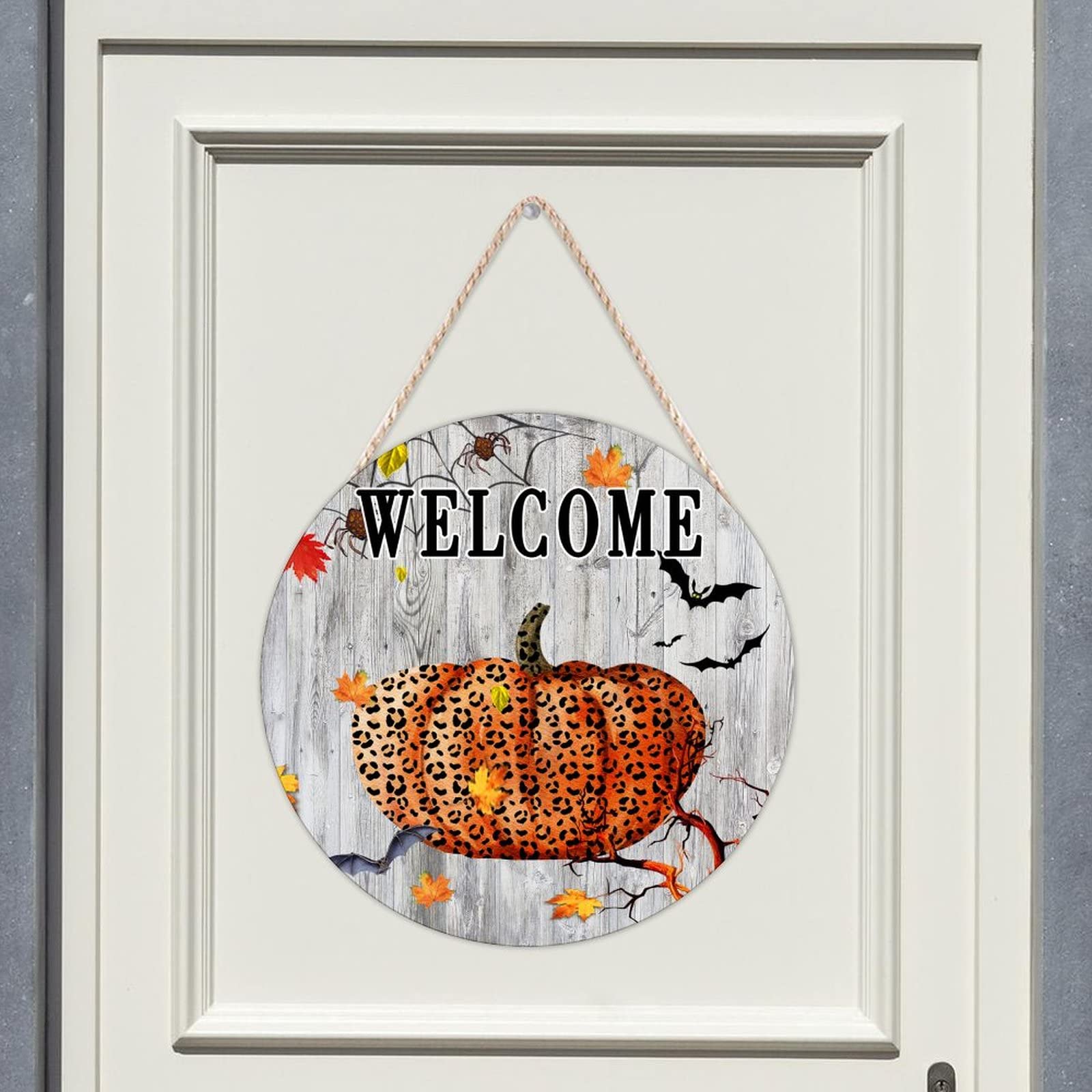 Rustikales Holzschild – Herbst & Halloween Deko Für Zuhause, Büro Oder Café