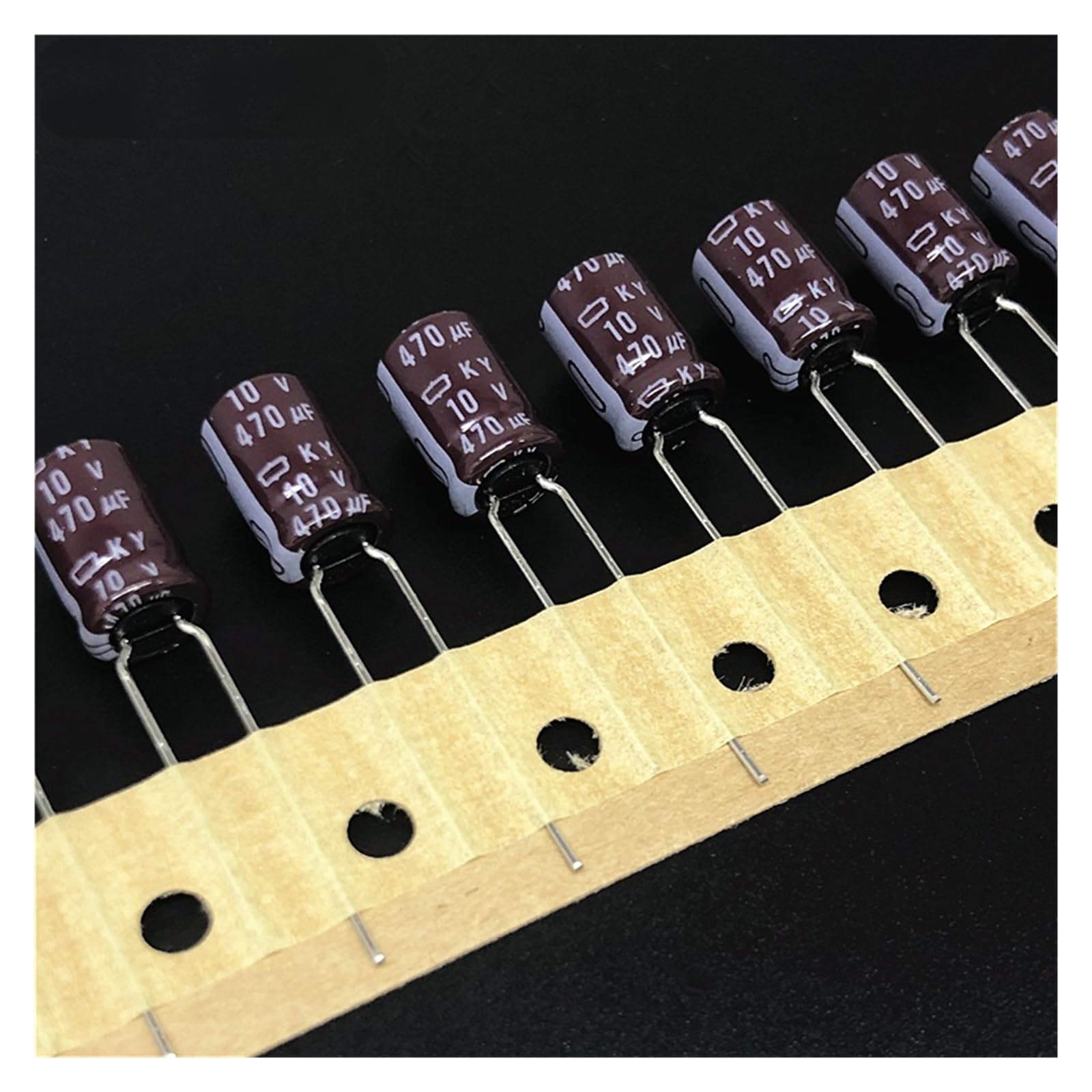 Condensateur 10V 470uF électrolytique anti-surchauffe pour stabiliser les tensions instables x10