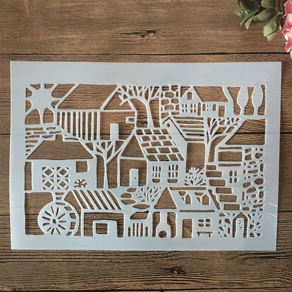 18 Stencil Floreali Per Pittura: Sagome Riutilizzabili Per Pareti, Scrapbooking E Legno
