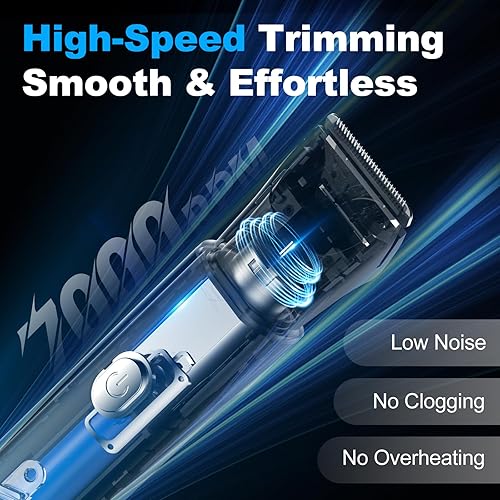 Miniatura 4 de Maquinilla de afeitar eléctrica para hombres recortadora corporal Manscape para regalos para hombres, afeitadoras eléctricas, IPX7 impermeable,