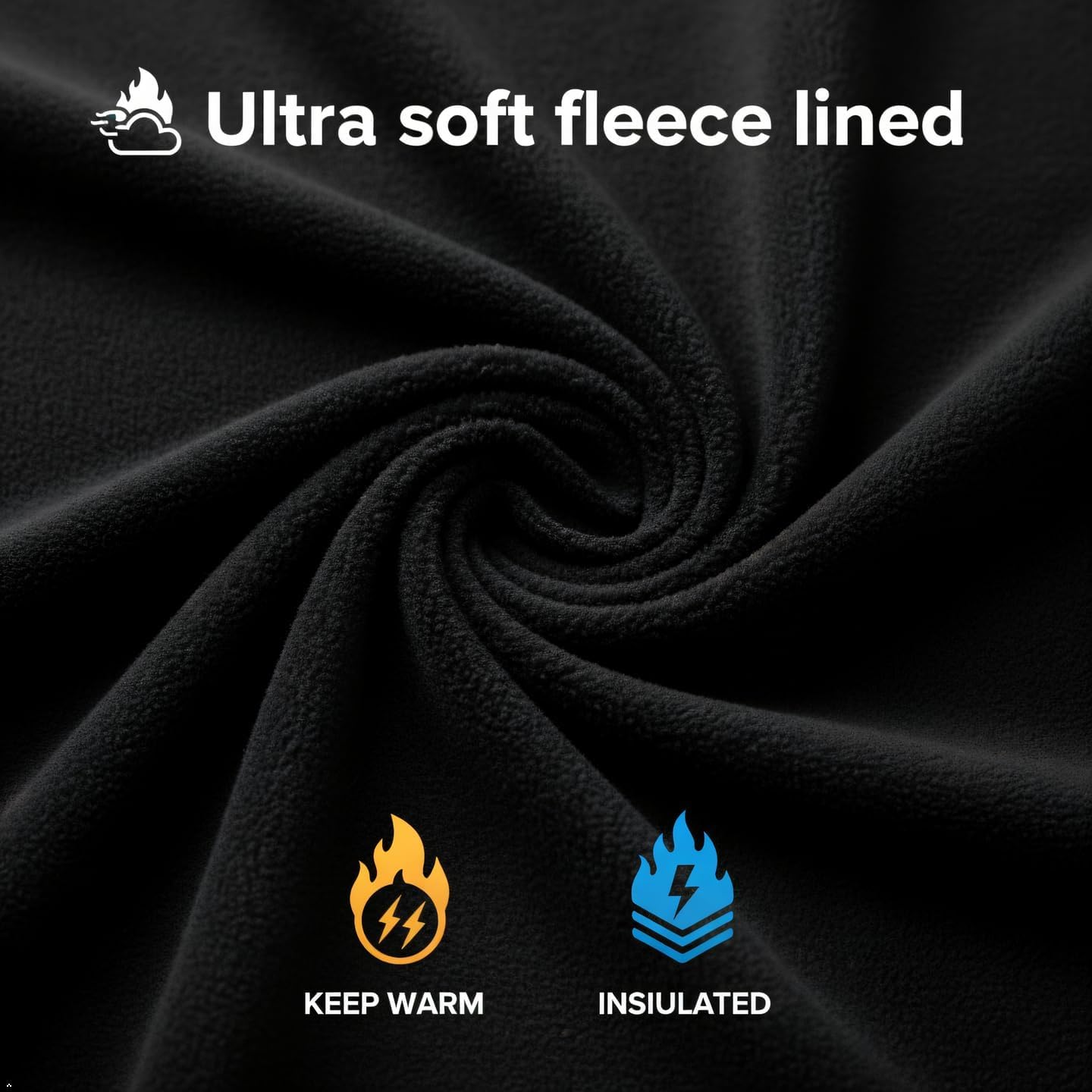 Sunzel Fleece-gefütterte Umstandshose für Damen, über dem Bauch, weites Bein, Schwangerschaftshose für Winter, Lounge, Yoga