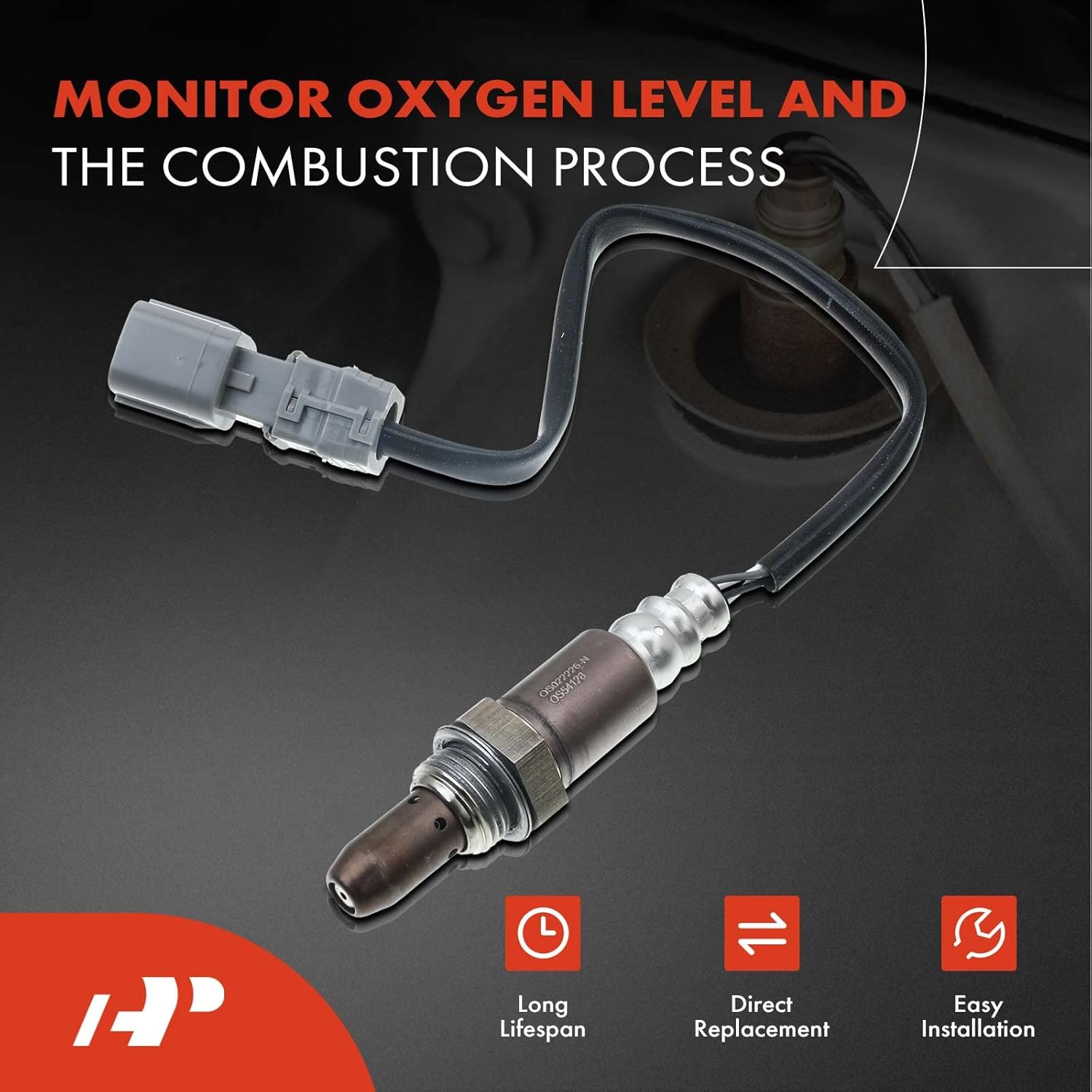 A-Premium O2 Oxygen Sensor Compatible with Toyota Highlander 2020-2021 V6 3.5L Upstream Front, Highlander 2022 V6 3.5L Upstream Left