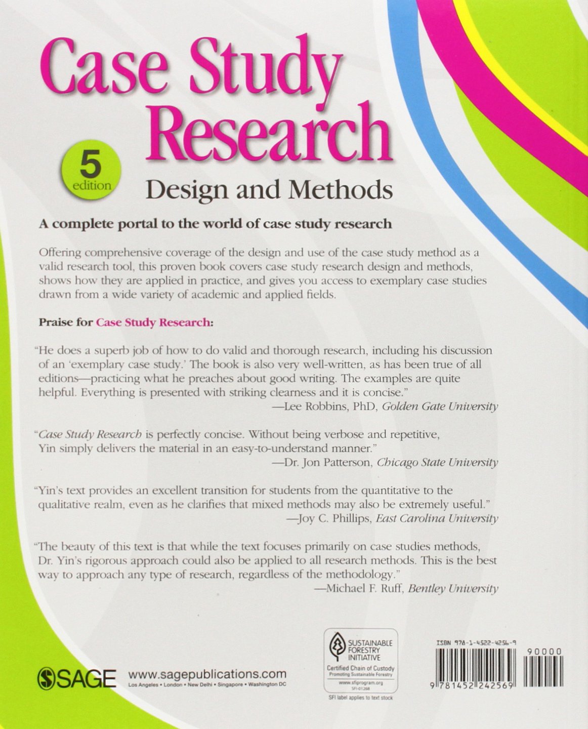 Case Study Research: Design and Methods (Applied Social Research Methods)      Fifth Edition