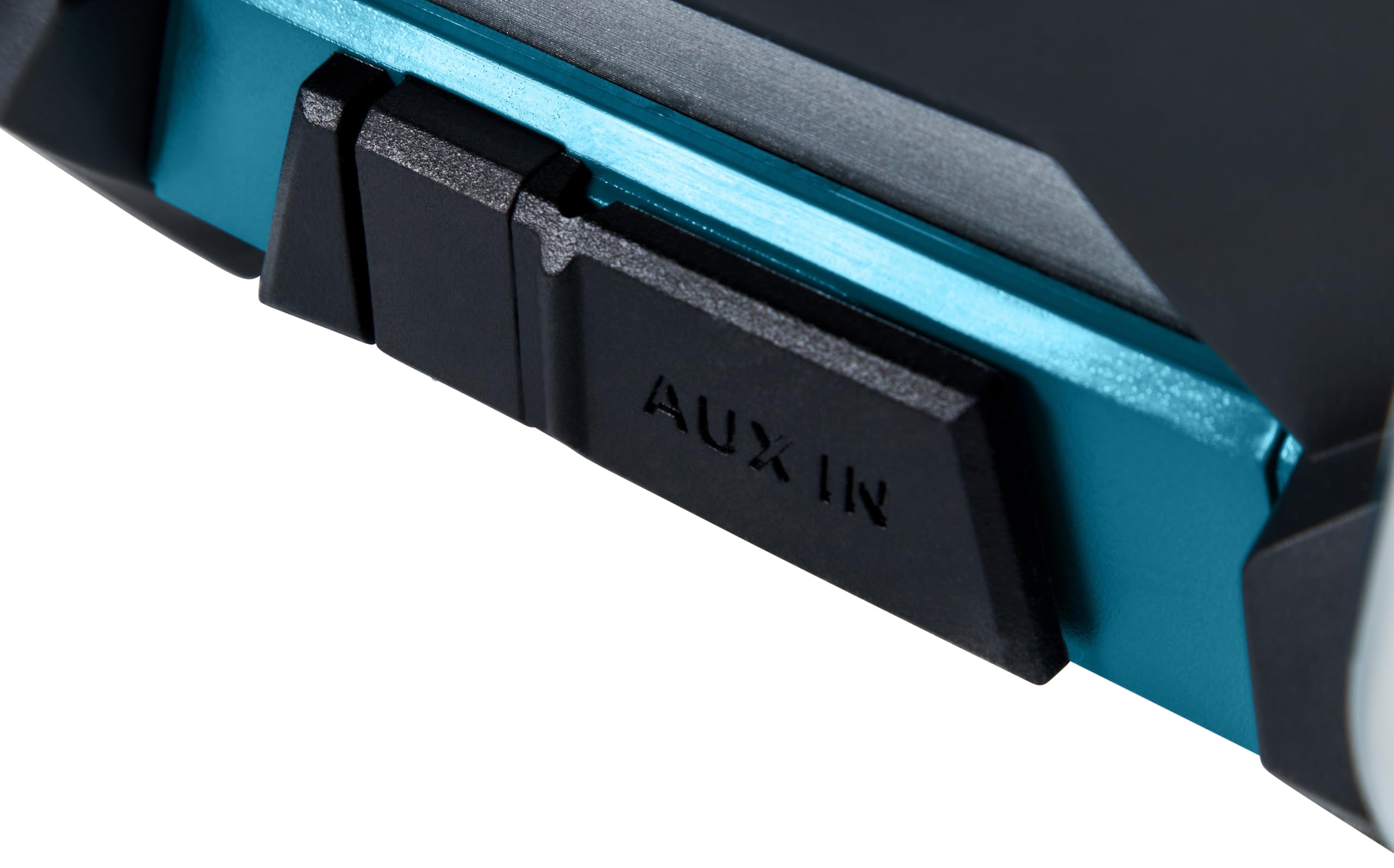 Makita MR003GZ Akku-Baustellenradio Auxiliary Schwarz, Türkis