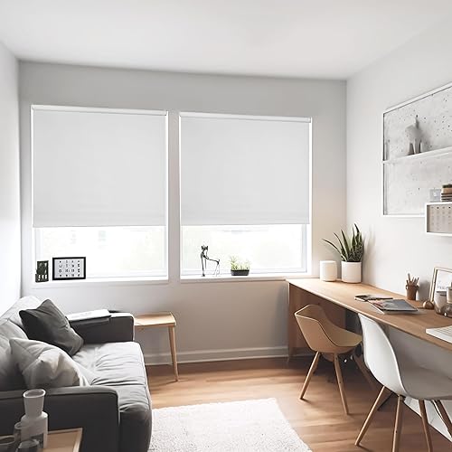 Miniatura 3 de CHICOLOGY Persianas enrollables opacas personalizadas, sin cordón, para el hogar, tratamientos de ventana, persianas de puerta, persianas opacas,