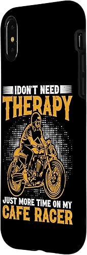 Miniatura 5 de iPhone 1212 Pro I Don't Need Therapy - Just More Time On My Cafe Racer Case