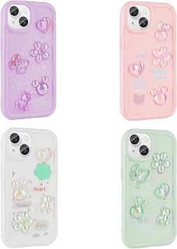 Spia Apple iPhone 14 Plus ile Uyumlu Kılıf Pembe Tan Silikon Kapak (Apple iPhone 14 Plus ile Uyumlu, Pembe)