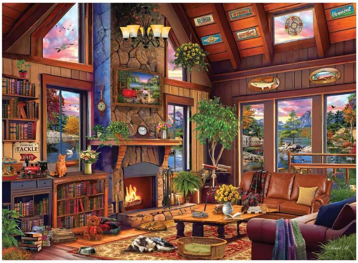 Anatolian Puzzle -Wilderness Cabin, 4000 Piece Puzzle, #5209