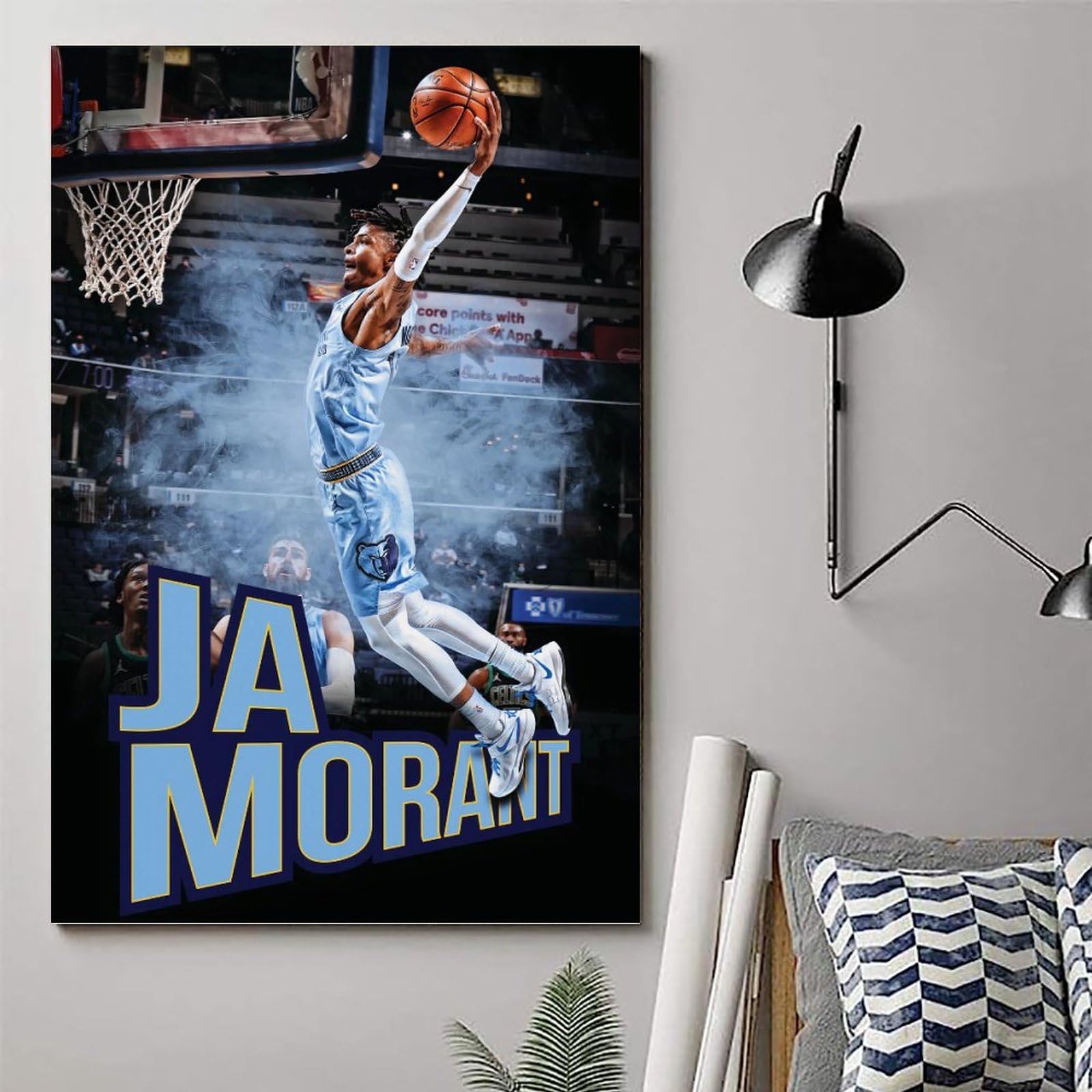 Ja Morant Basketball Stars Art Sports Posters Home Decor Kids Room
