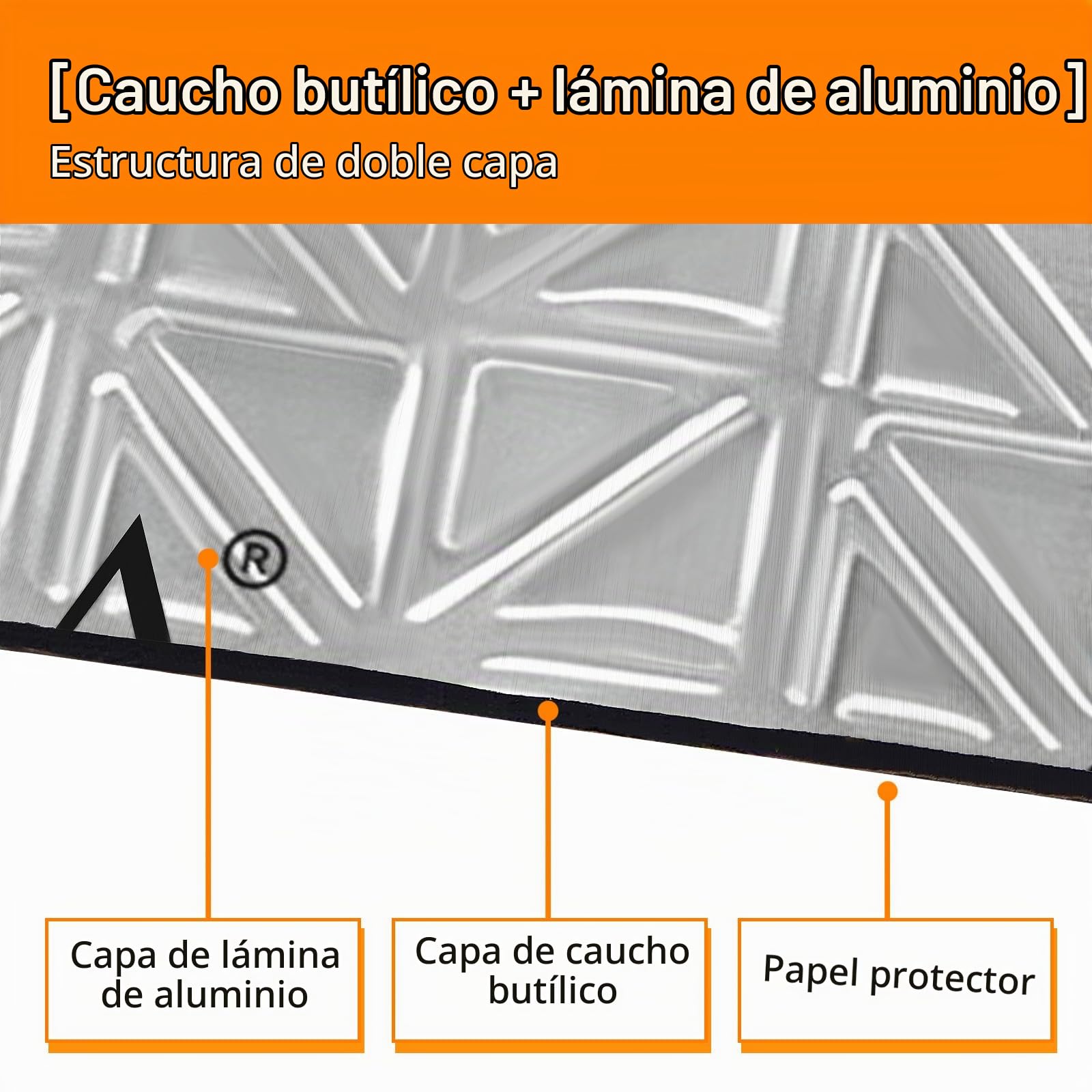QILIMA Placas de insonorización para coche de 3,3 m², alfombrilla de butilo