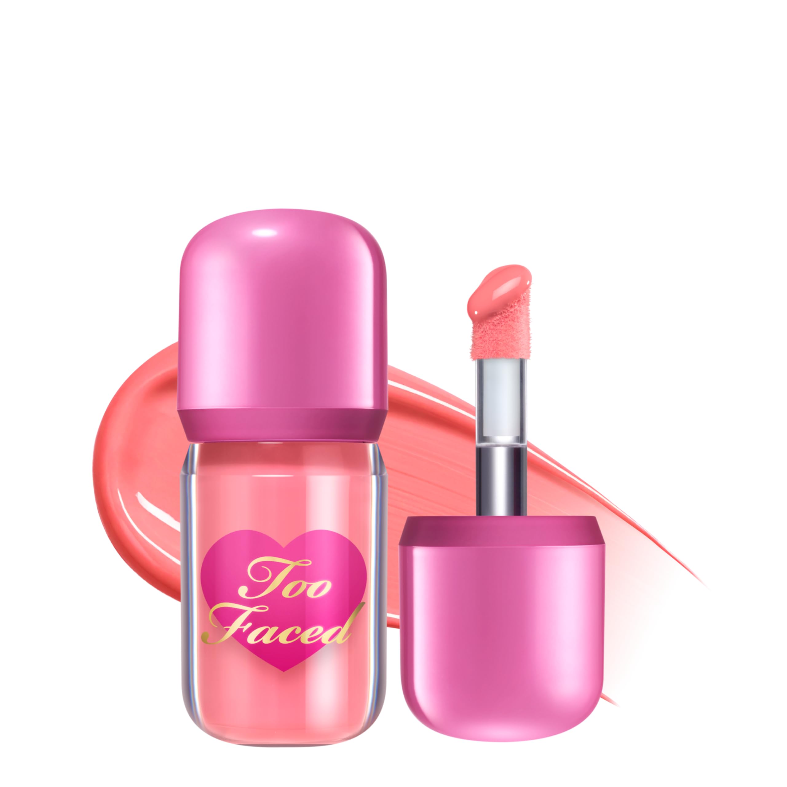 Too Faced Love Flush Blush Glowing Liquid Blush | Liquid Blush, Blendable, Luminous Blush that leaves a Flush of Color | Layer over makeup or wear alone for a natural look 01 Love Letter (Baby Pink Flush)