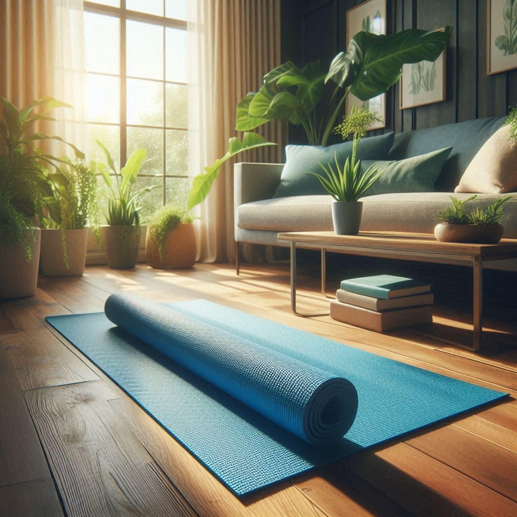 FITYUVA Yoga Mat For Women Yoga Mat For Men Exercise Mat For Home Workout Gym Mat Anti Slip Yoga Mat 4Mm Workout Mat Yoga Mat For Kids Yoga Mate Gym Mats For Workout 4Mm - Eva, Blue (B0D94XQ23C) Amazon Price History, Amazon Price Tracker