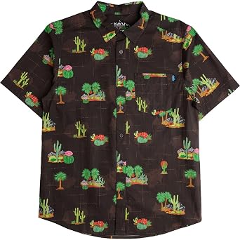 KAVU, The Jam Short-Sleeve Shirt - Mens, Wild Desert, S