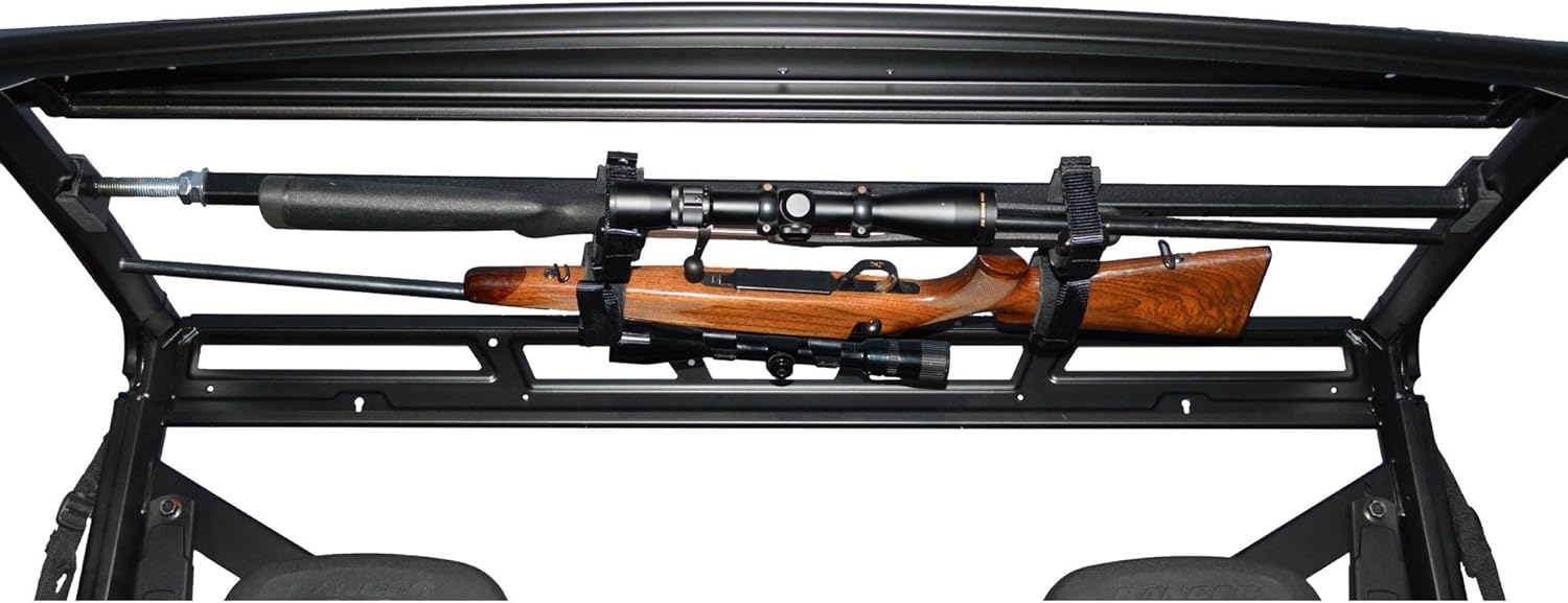 Polaris Ranger Quick-Draw Overhead UTV Gun Rack For Polaris Ranger 500/800 Full size | 23-28" by Great Day
