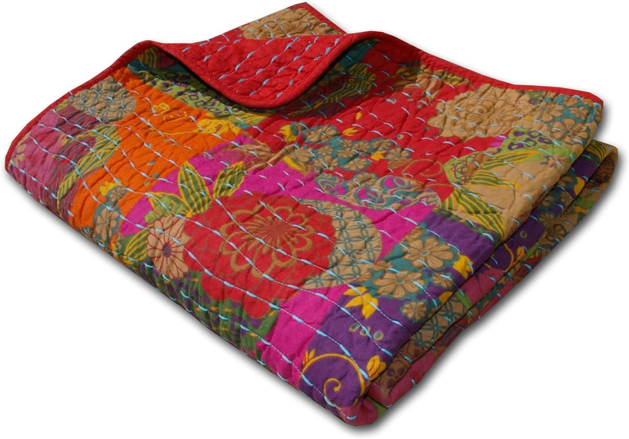 Greenland Home Jewel Quilted Throw, Multi