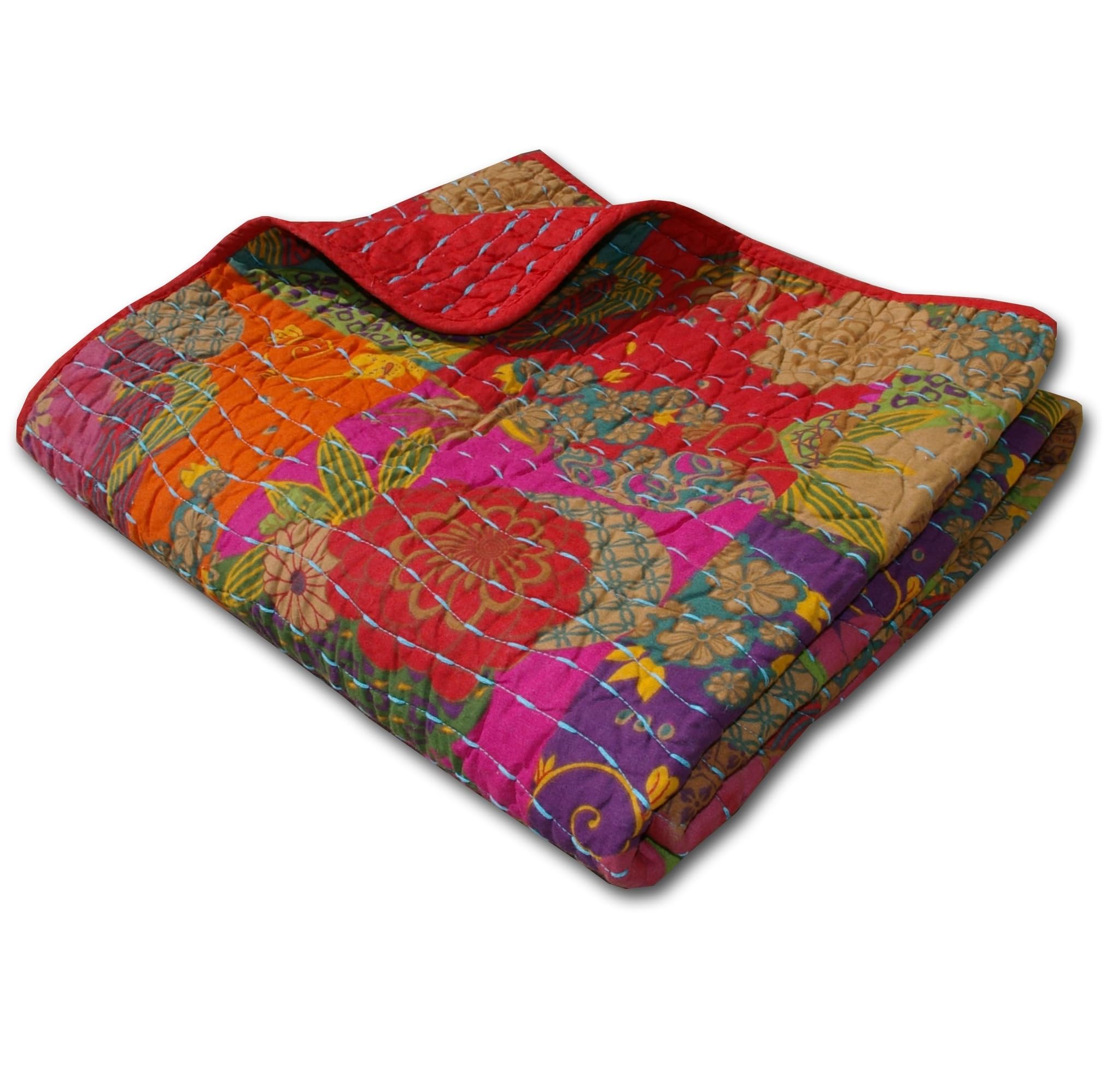 Greenland Home Jewel Quilted Throw, Multi