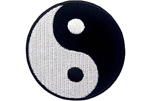 Yin Yang Symbol Embroidered Patch: An Embodiment of Harmony and Balance