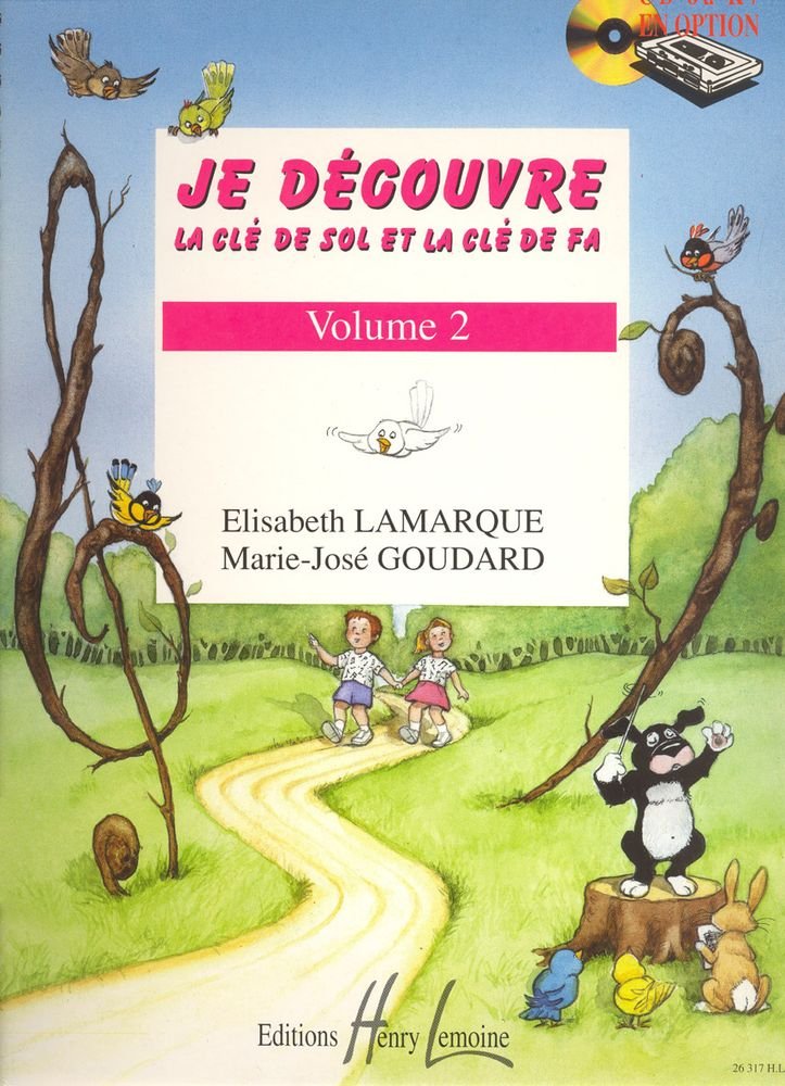 Clé de Sol et Fa Volume 2 cahier de musique pour s'exercer chez soi