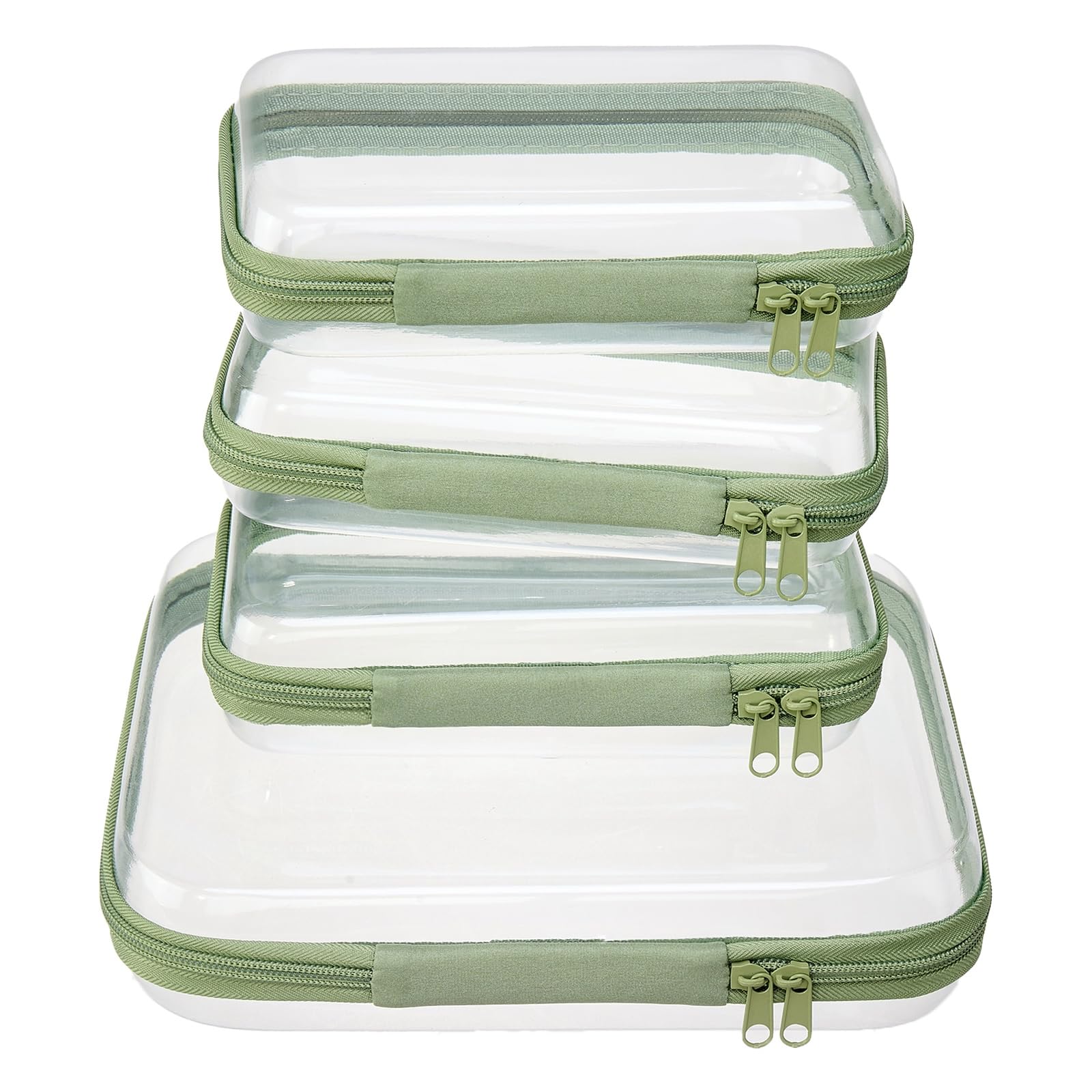 Clear Zipper Pouches - Organize Travel & Home -12