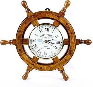 Nagina International Nautical Handcrafted Wooden Premium Wall Decor Wood...